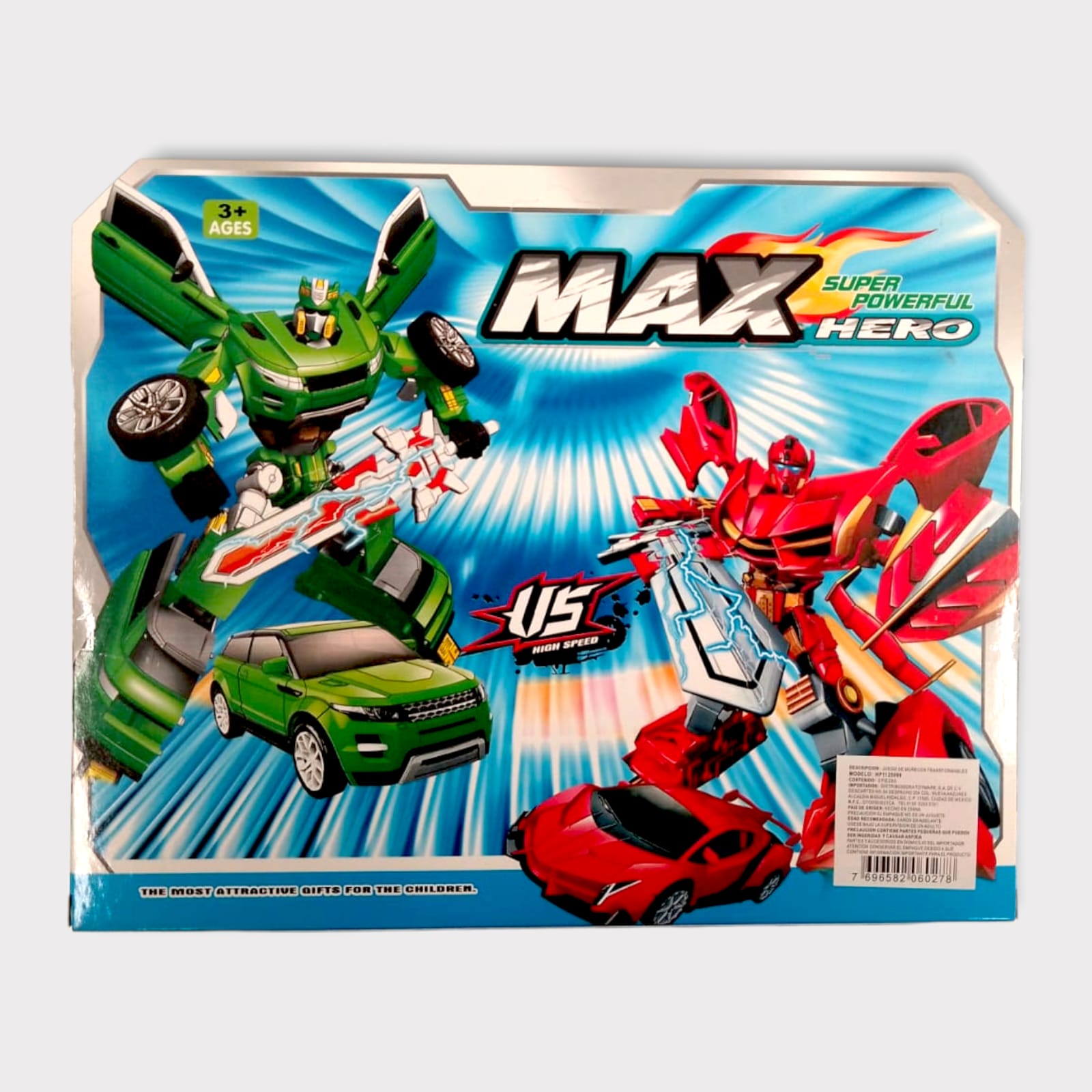 Foto 2 | Muñeco Transformer Max Hero Toymark 2 Piezas