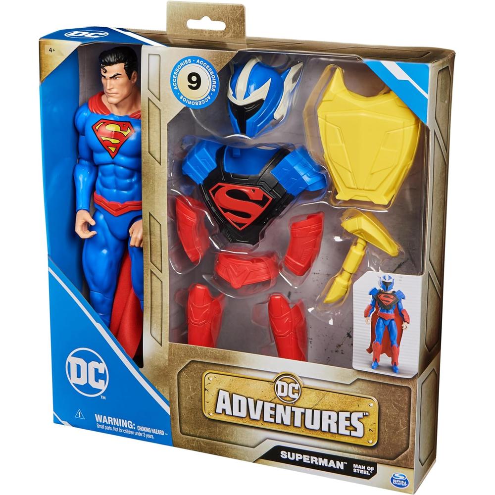 Foto 6 | Dc: Dc Adventures - Superman Hombre de Acero 12 Pulgadas