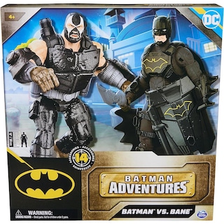 Foto 2 | Figuras Spin Master Batman: DC Comics Batman Adventures Batman Vs Bane Figura 12 Pulgadas 2 Pack