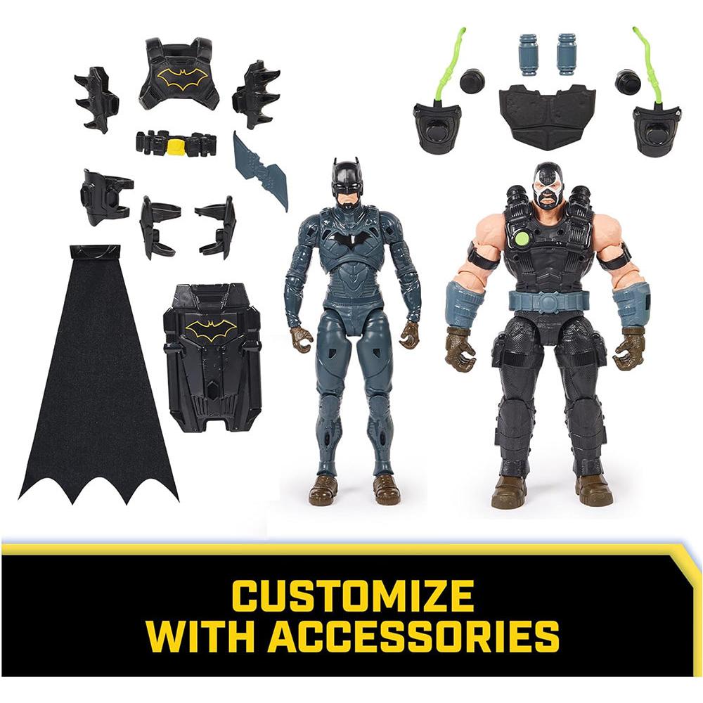 Foto 4 pulgar | Figuras Spin Master Batman: DC Comics Batman Adventures Batman Vs Bane Figura 12 Pulgadas 2 Pack