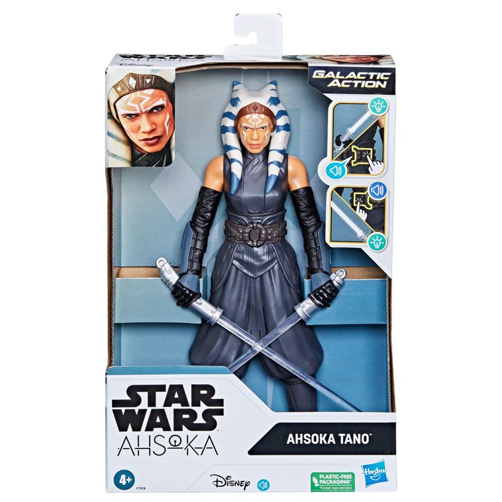 Foto 2 pulgar | Star Wars Galactic Action: Ahsoka Tano Figuras Electronicas Interactivas