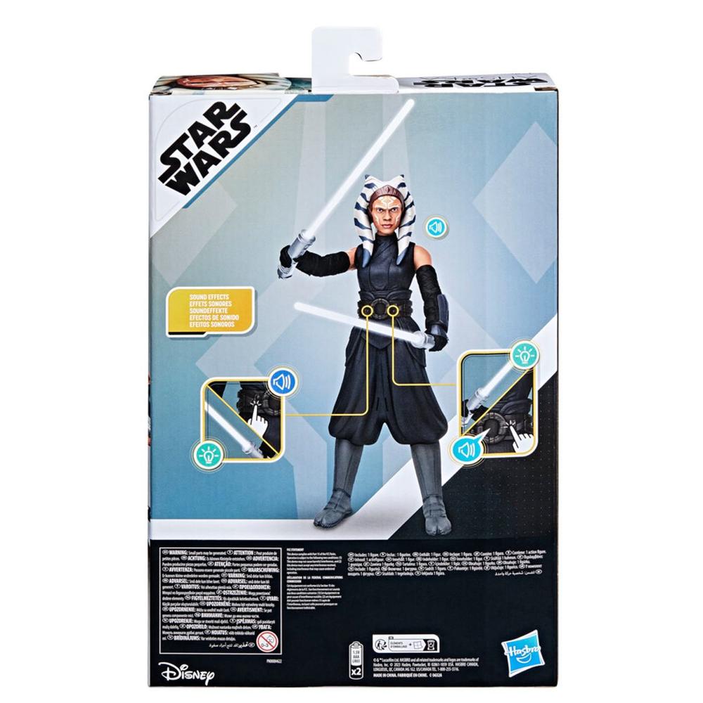 Foto 5 pulgar | Star Wars Galactic Action: Ahsoka Tano Figuras Electronicas Interactivas