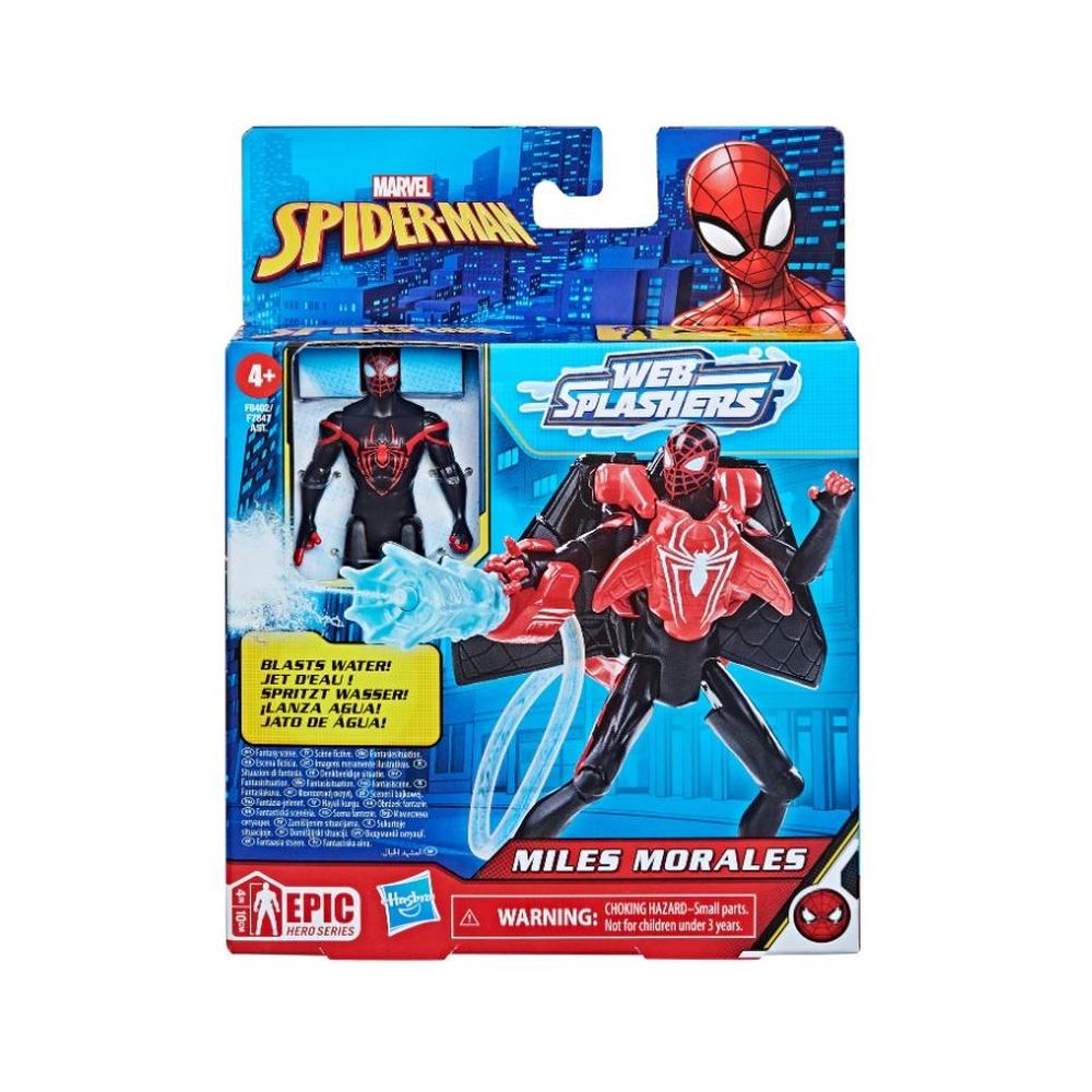 Foto 2 pulgar | Marvel Water Webs: Spiderman - Miles Morales 4 Pulgadas