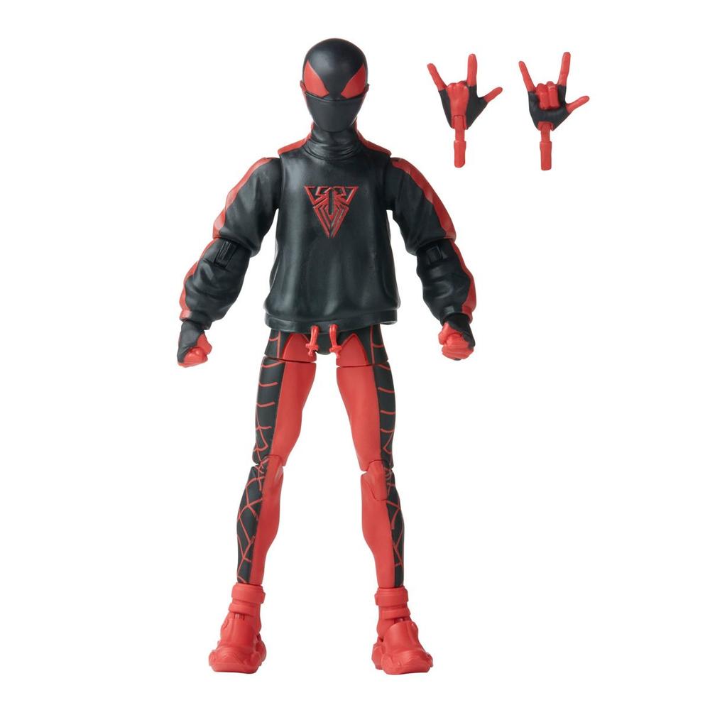 Foto 3 pulgar | Marvel Legends Retro: Spider Man - Miles Morales Con Sudadera 6 Pulgadas