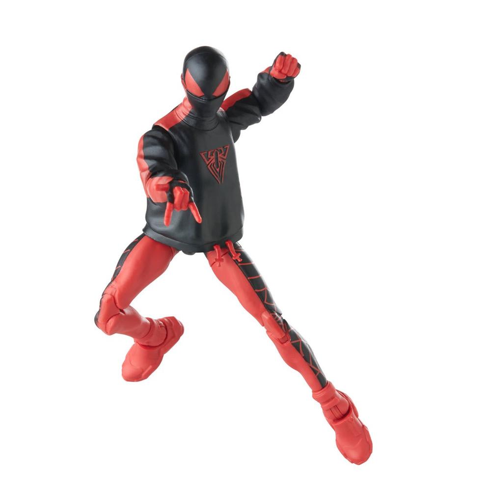 Foto 4 pulgar | Marvel Legends Retro: Spider Man - Miles Morales Con Sudadera 6 Pulgadas