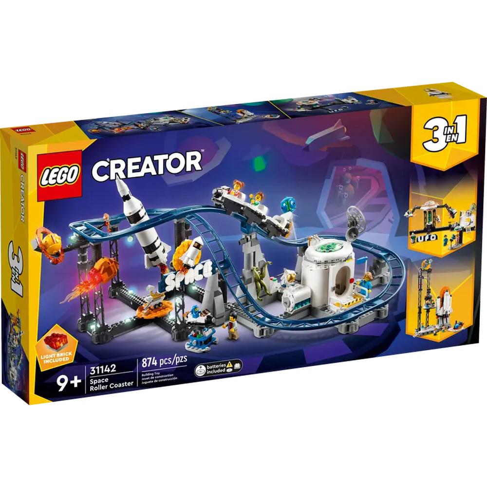 Lego Creator 3 En 1 Montaña Rusa Espacial 31142