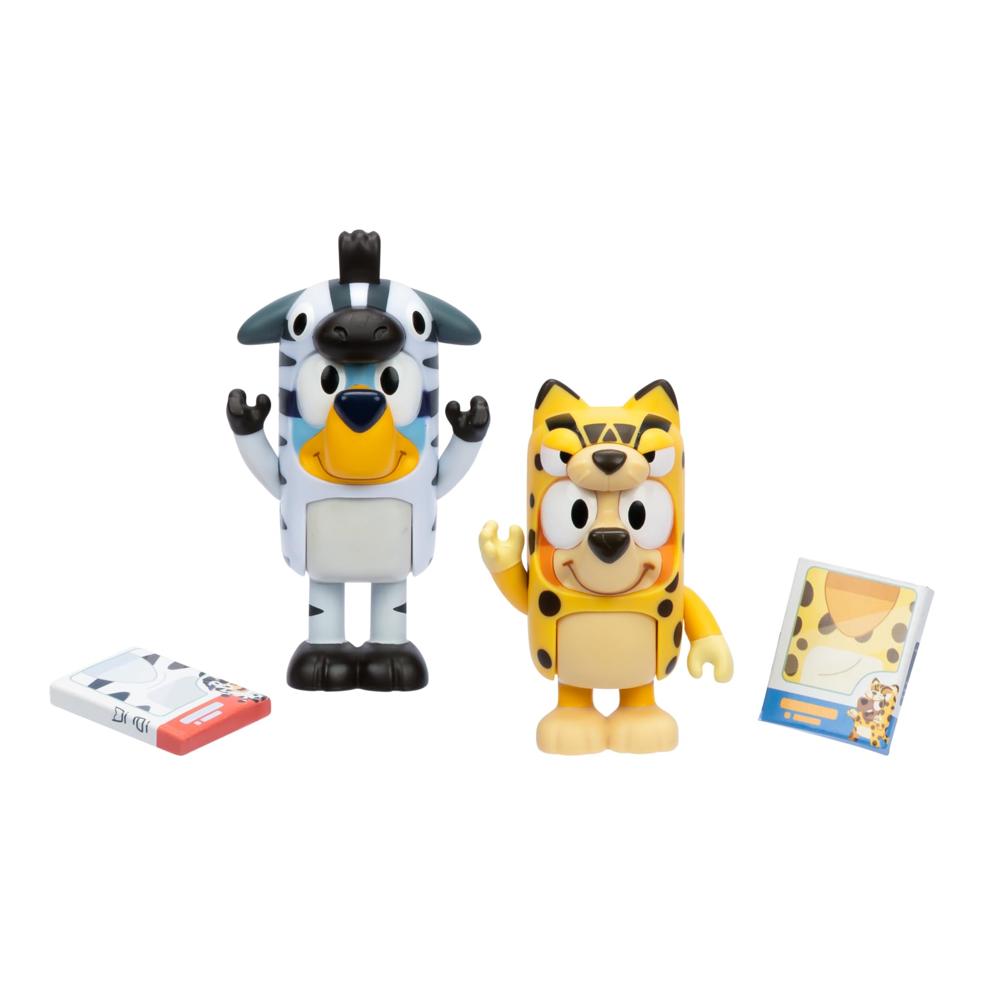 Foto 3 pulgar | Disfraces De Bluey Animal, Paquete De 2 Figuras, 2.5 Pulgadas Con Accesorios - Venta Internacional.