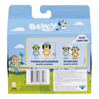 Foto 3 | Disfraces De Bluey Animal, Paquete De 2 Figuras, 2.5 Pulgadas Con Accesorios - Venta Internacional.