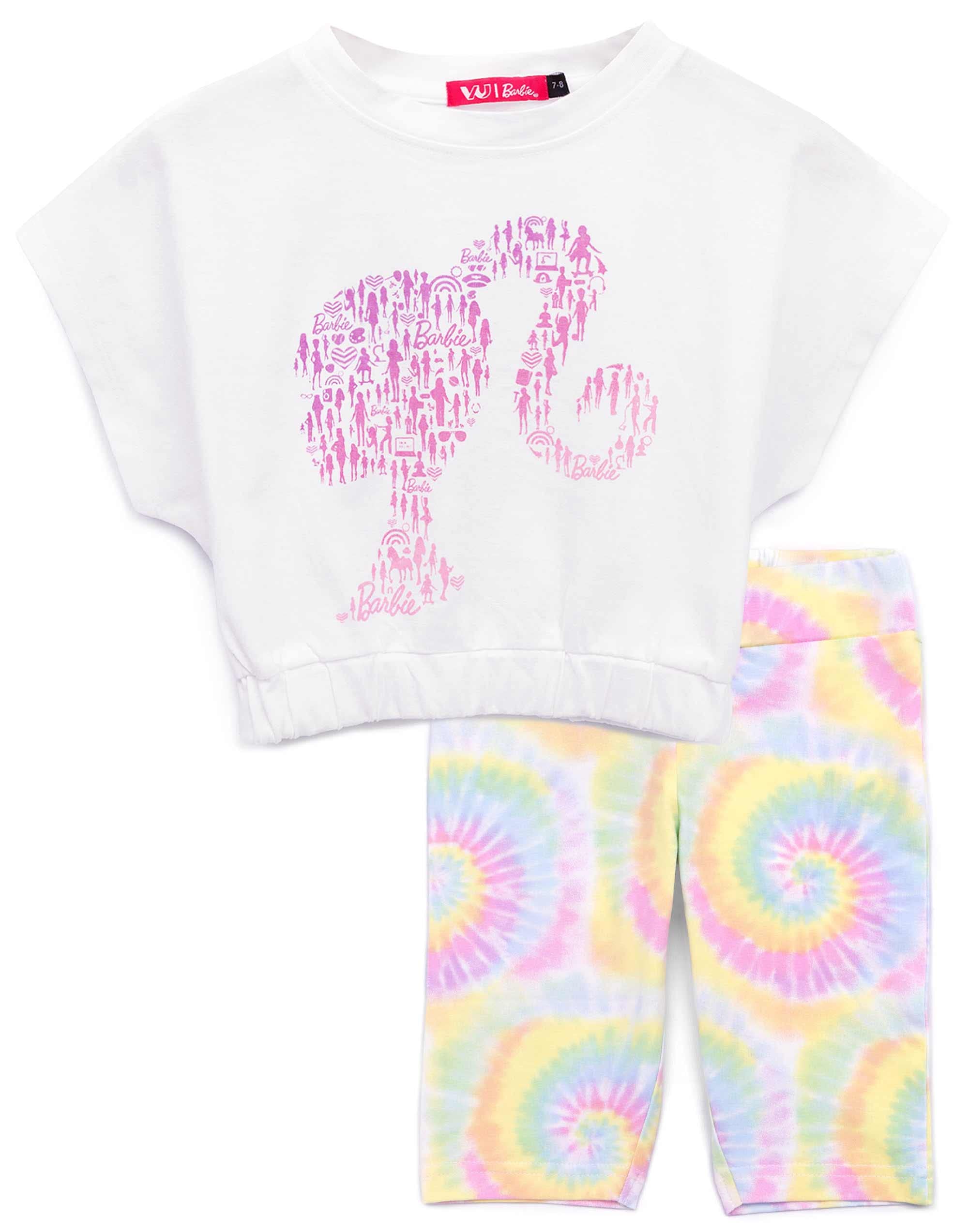 Foto 2 pulgar | Conjunto De Ropa De Barbie Con Pantalones Cortos De Ciclismo Para Niñas - Venta Internacional.