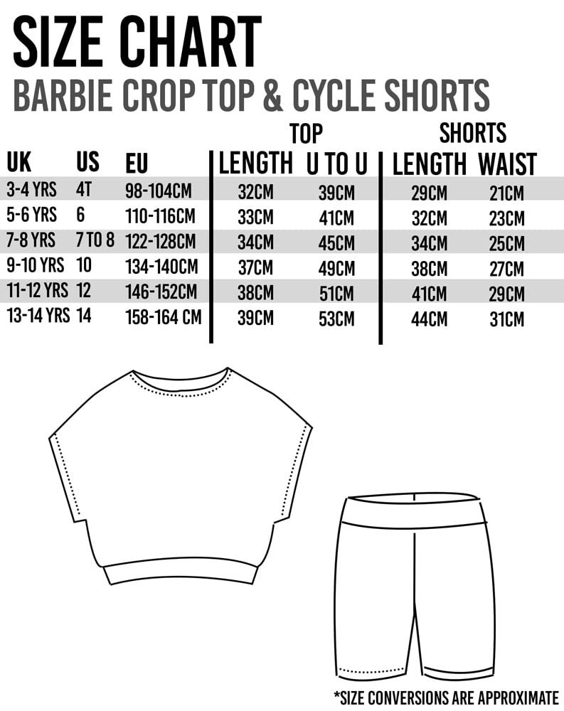 Foto 3 pulgar | Conjunto De Ropa De Barbie Con Pantalones Cortos De Ciclismo Para Niñas - Venta Internacional.