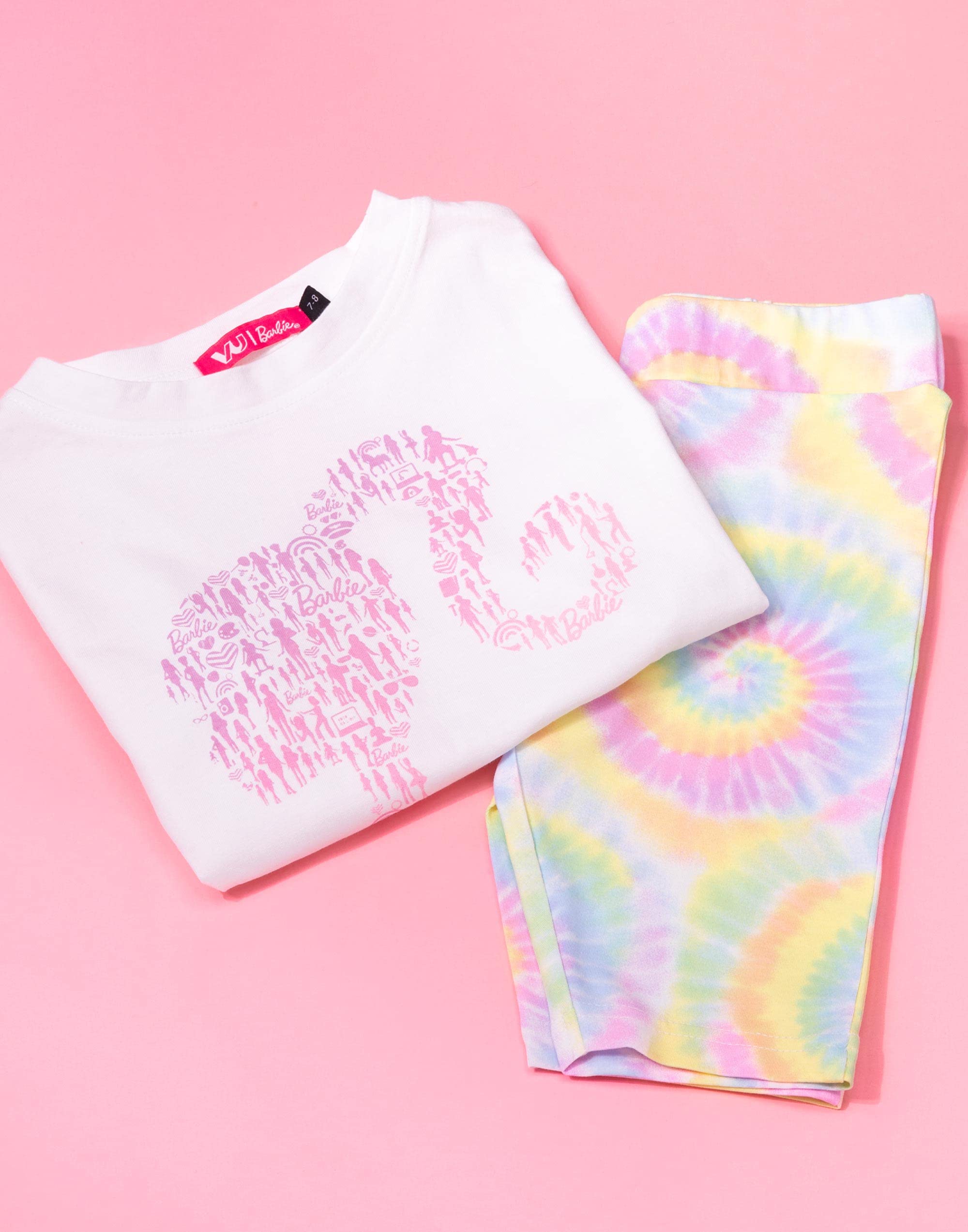 Foto 5 pulgar | Conjunto De Ropa De Barbie Con Pantalones Cortos De Ciclismo Para Niñas - Venta Internacional.