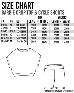 Foto 2 | Conjunto De Camiseta Barbie Con Pantalones Cortos De Ciclism - Venta Internacional.