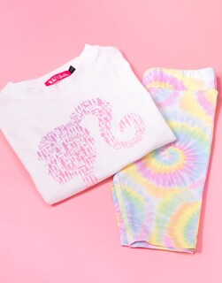 Foto 4 | Conjunto De Camiseta Barbie Con Pantalones Cortos De Ciclism - Venta Internacional.