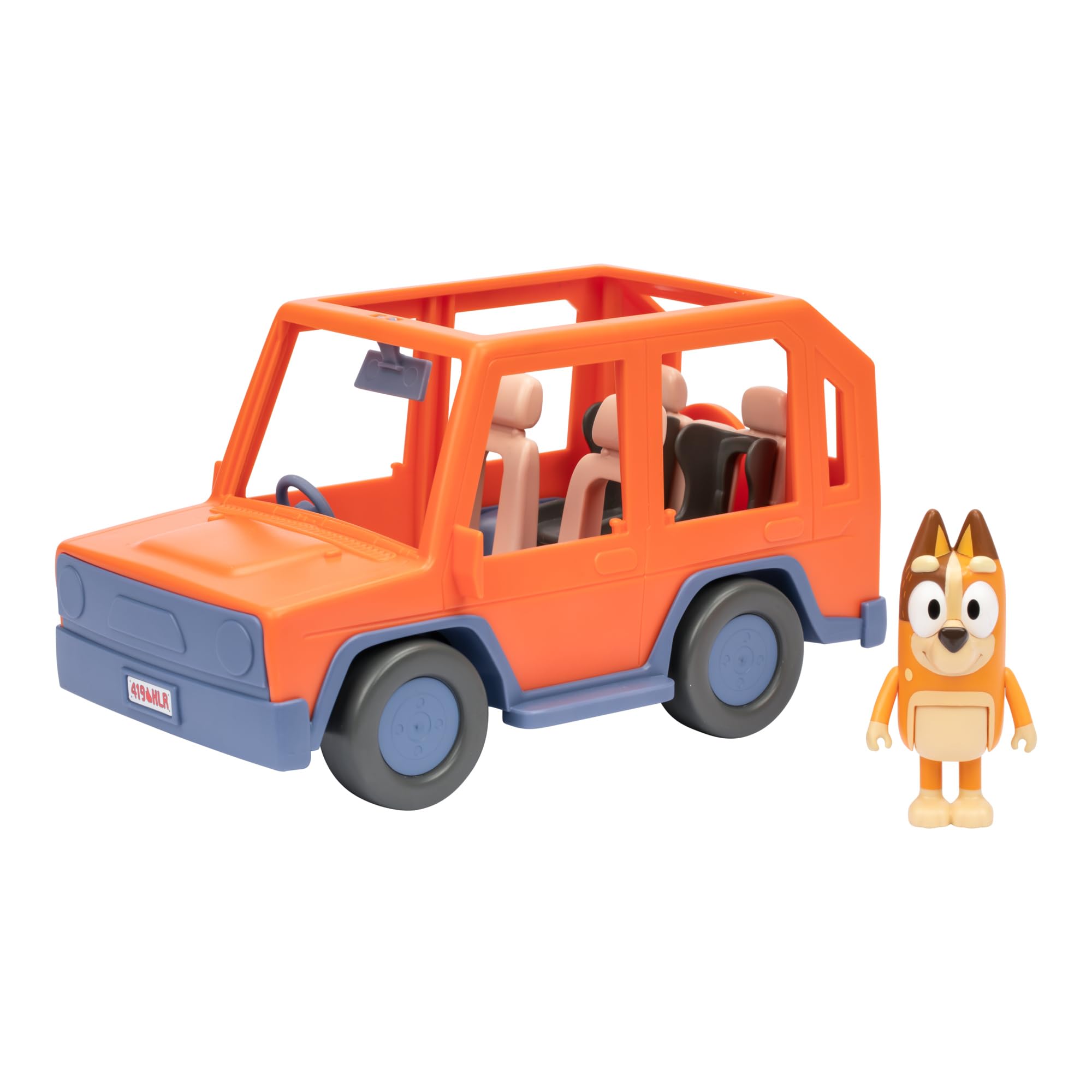 Foto 2 pulgar | Vehículo De Juguete Bluey Heeler Family Road Trip 4wd Con Figura Chilli - Venta Internacional.
