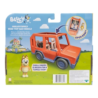 Foto 4 | Vehículo De Juguete Bluey Heeler Family Road Trip 4wd Con Figura Chilli - Venta Internacional.
