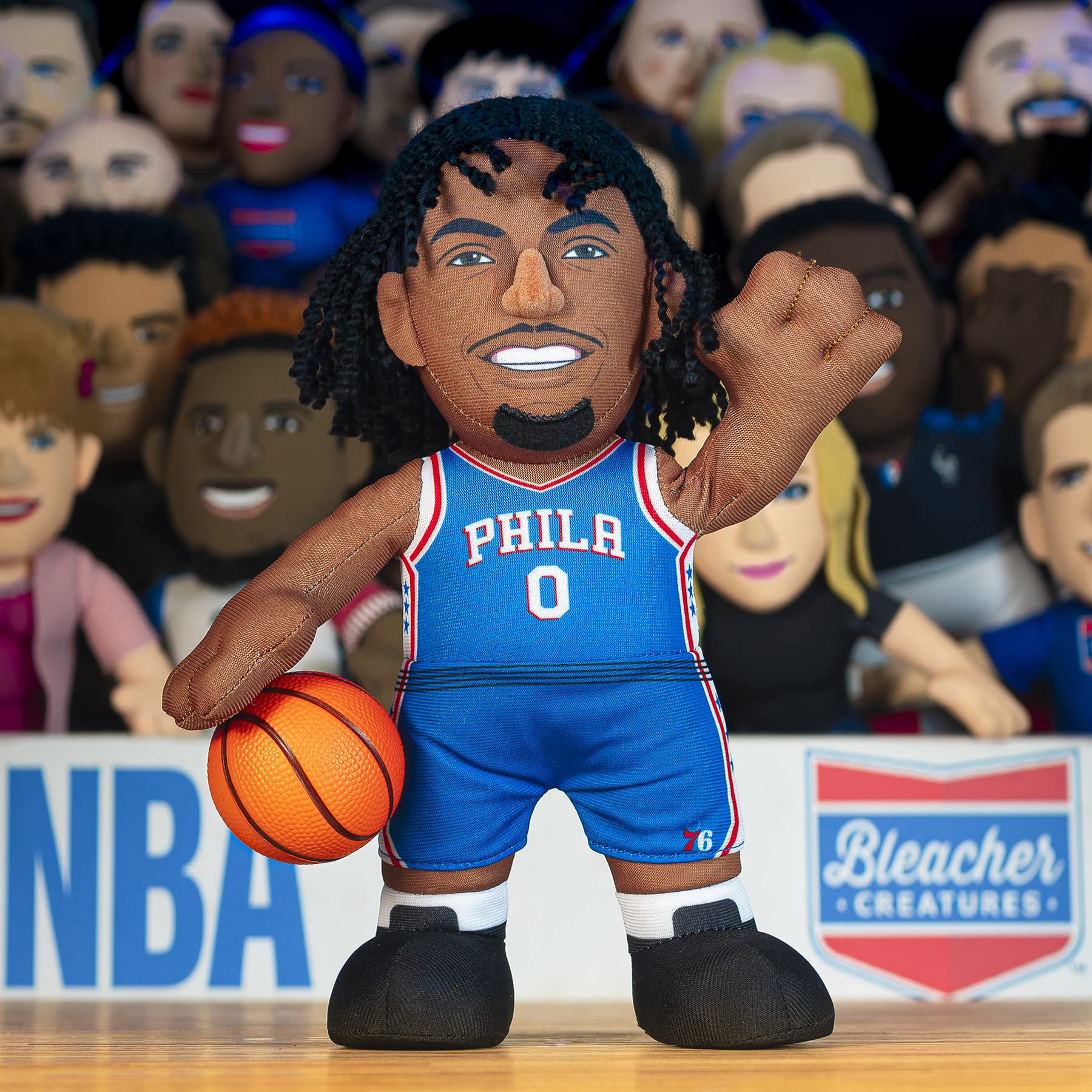Foto 3 pulgar | Figura De Peluche Bleacher Creatures Philadelphia 76ers Tyrese Maxey - Venta Internacional.