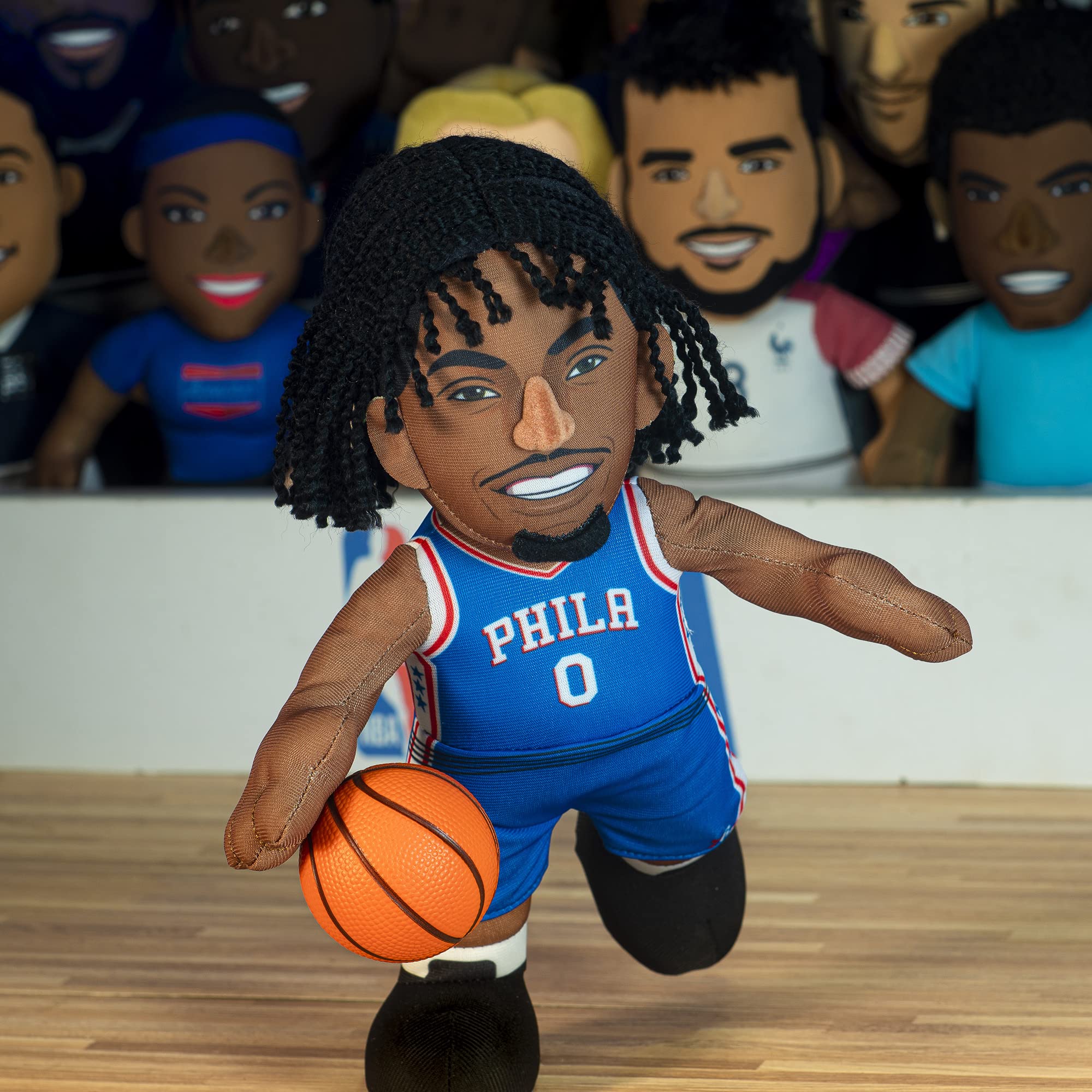 Foto 7 pulgar | Figura De Peluche Bleacher Creatures Philadelphia 76ers Tyrese Maxey - Venta Internacional.
