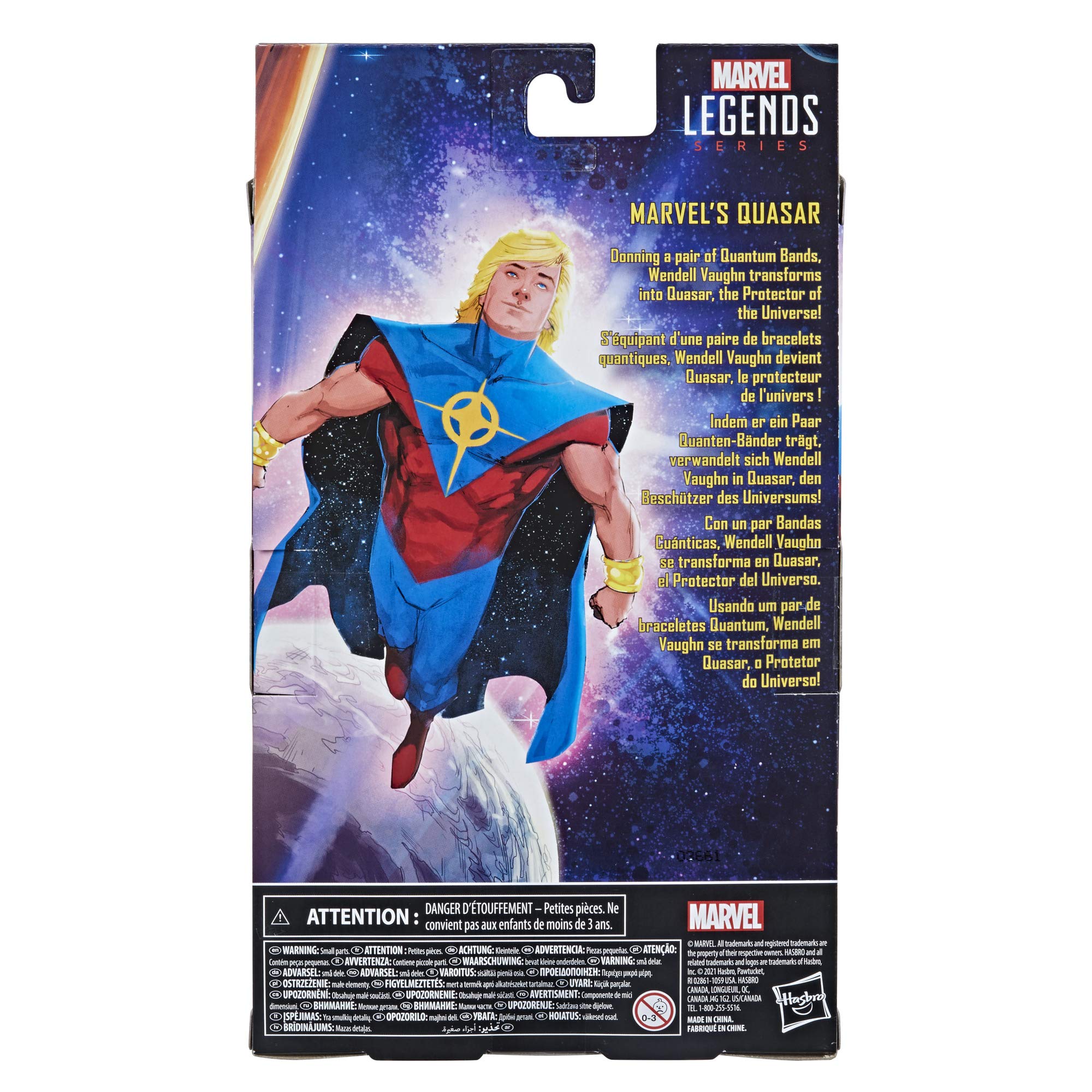 Foto 4 pulgar | Figura De Acción Marvel Hasbro Legends Series Quasar 15 Cm 2021 - Venta Internacional.