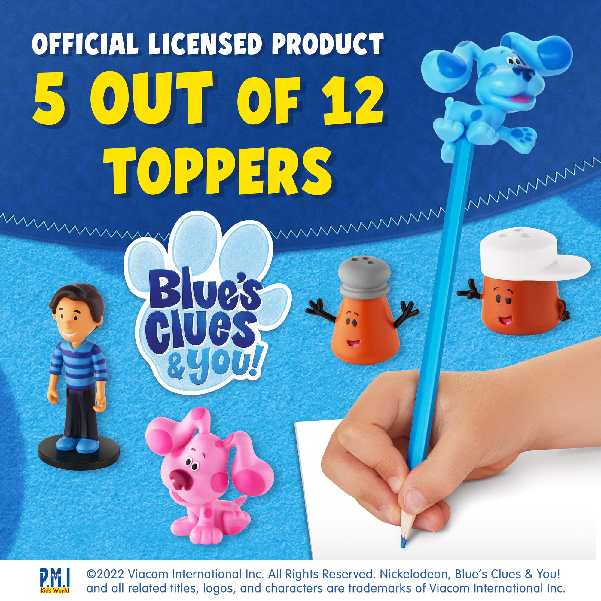Foto 3 | Toppers P.m.i. Blue's Clues Para Niños | 5 Adornos En 1 Paquete - Venta Internacional.