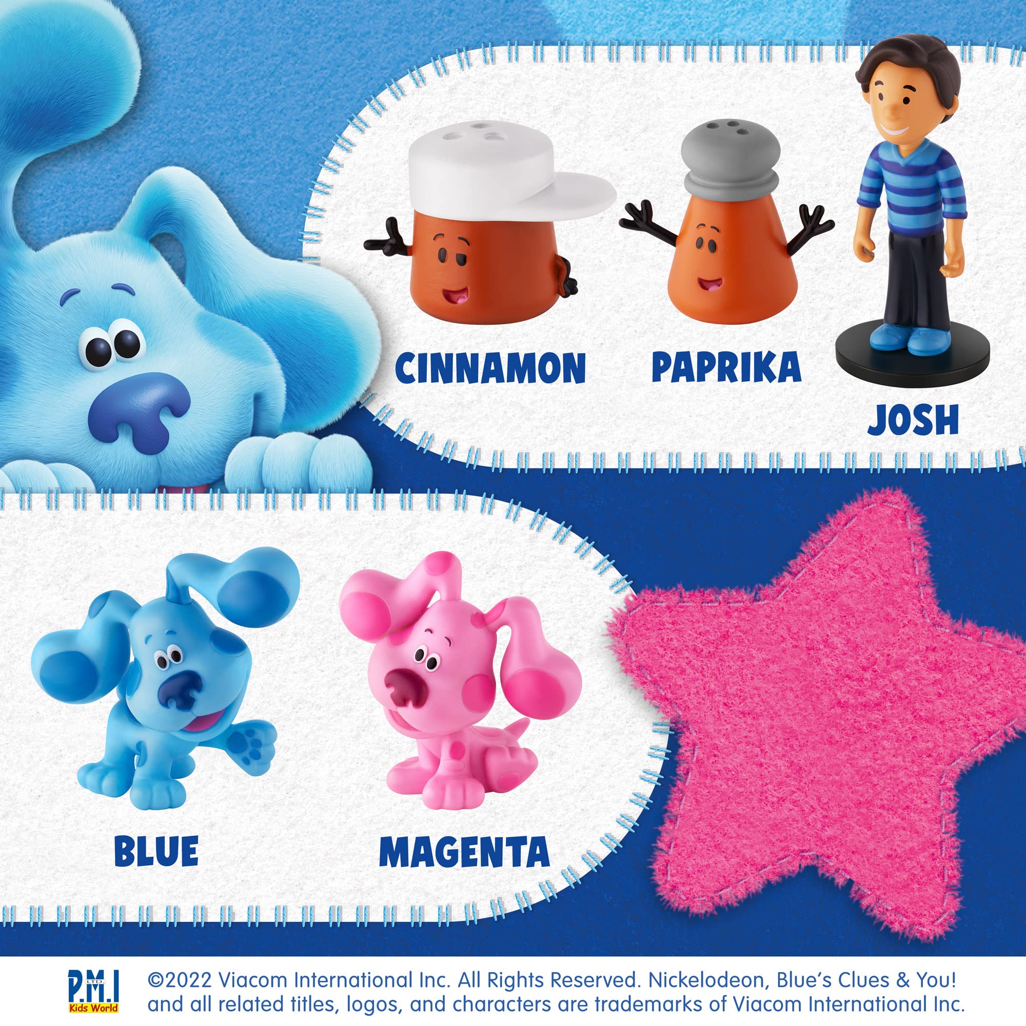 Foto 6 | Toppers P.m.i. Blue's Clues Para Niños | 5 Adornos En 1 Paquete - Venta Internacional.