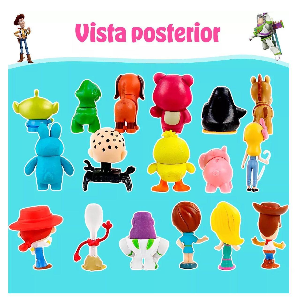 Foto 4 pulgar | Juguetes Toy Story Coleccion 17 Pzas Mini Buzz Woody Colores