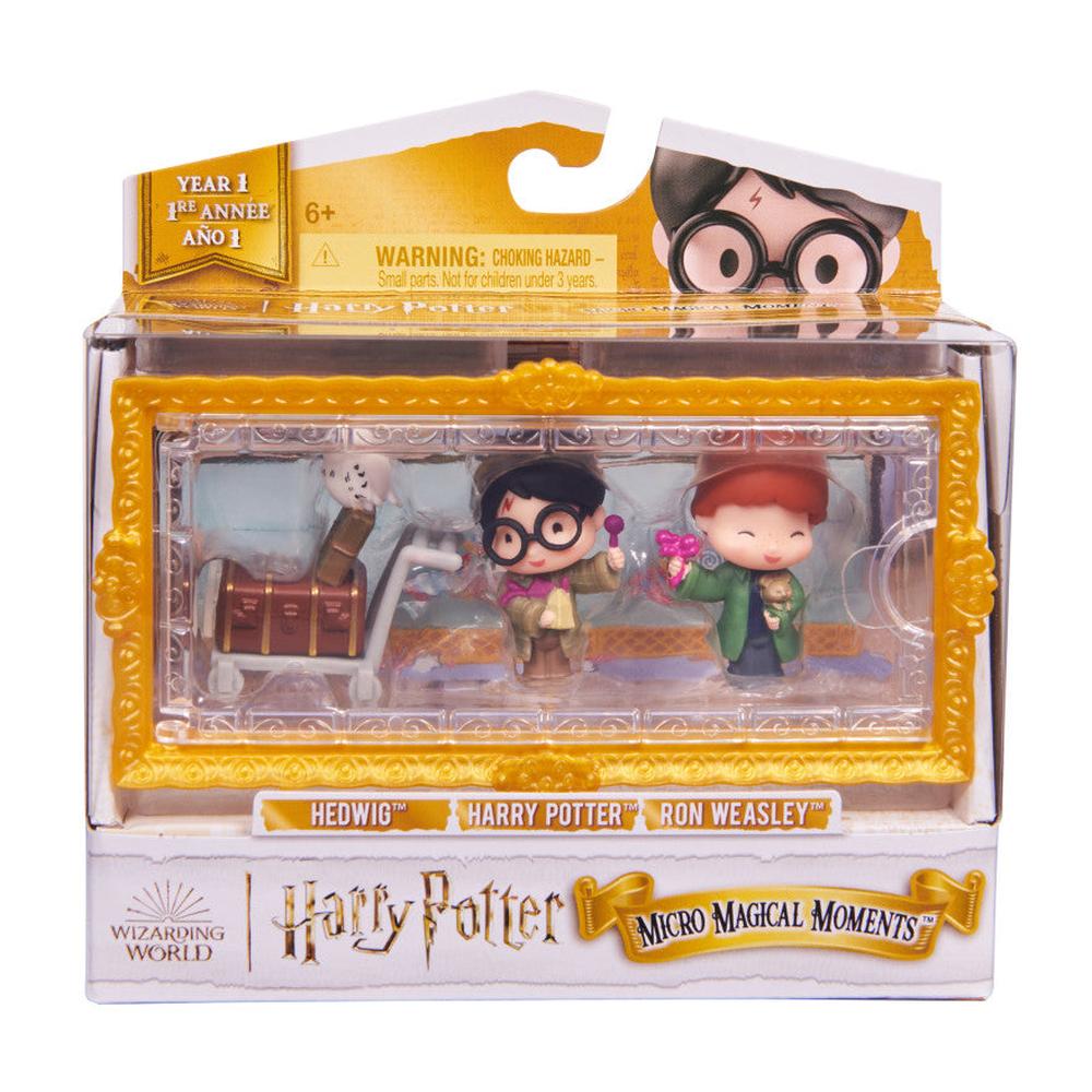 Wizarding World: Harry Potter - Multipack Micro Magical Moments Harry, Ron Y Hedwig Anden 9 3/4