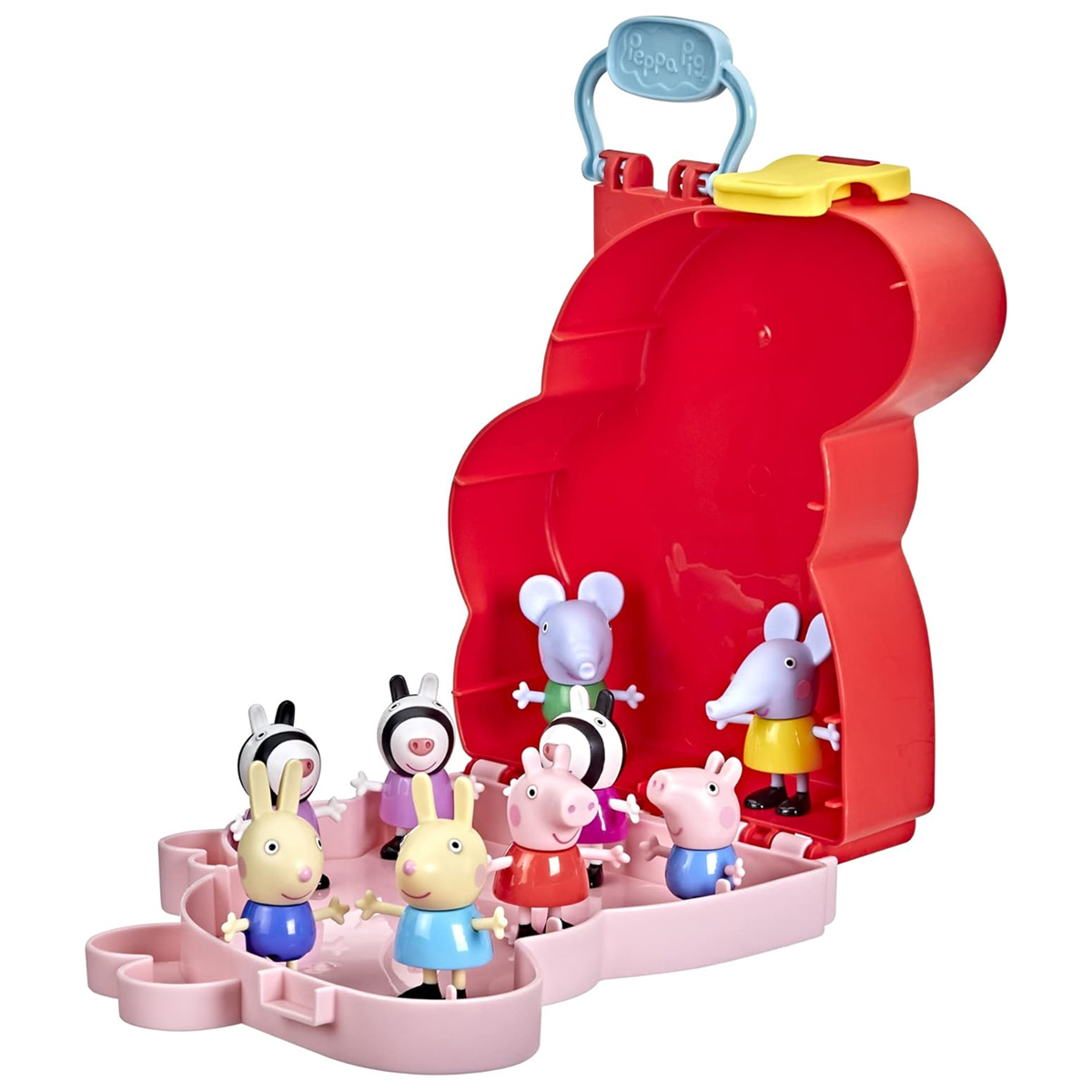 Foto 3 pulgar | Figuras Y Estuche De Peppa Pig 9pz Hermanos Y Hermanas