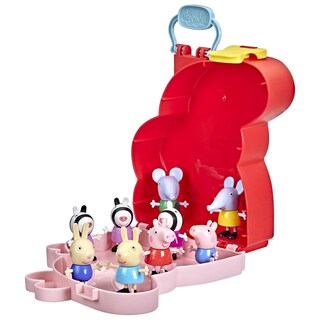 Foto 2 | Figuras Y Estuche De Peppa Pig 9pz Hermanos Y Hermanas