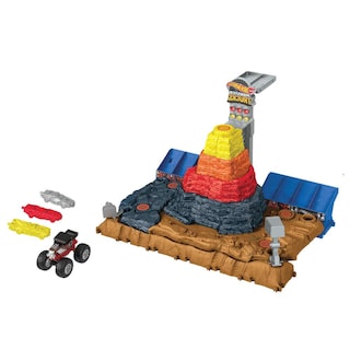 Foto 3 | Hot Wheels Monster Trucks: Pista De Juguete Arena De Demolicion Deposito De Chatarra De Bone Shaker