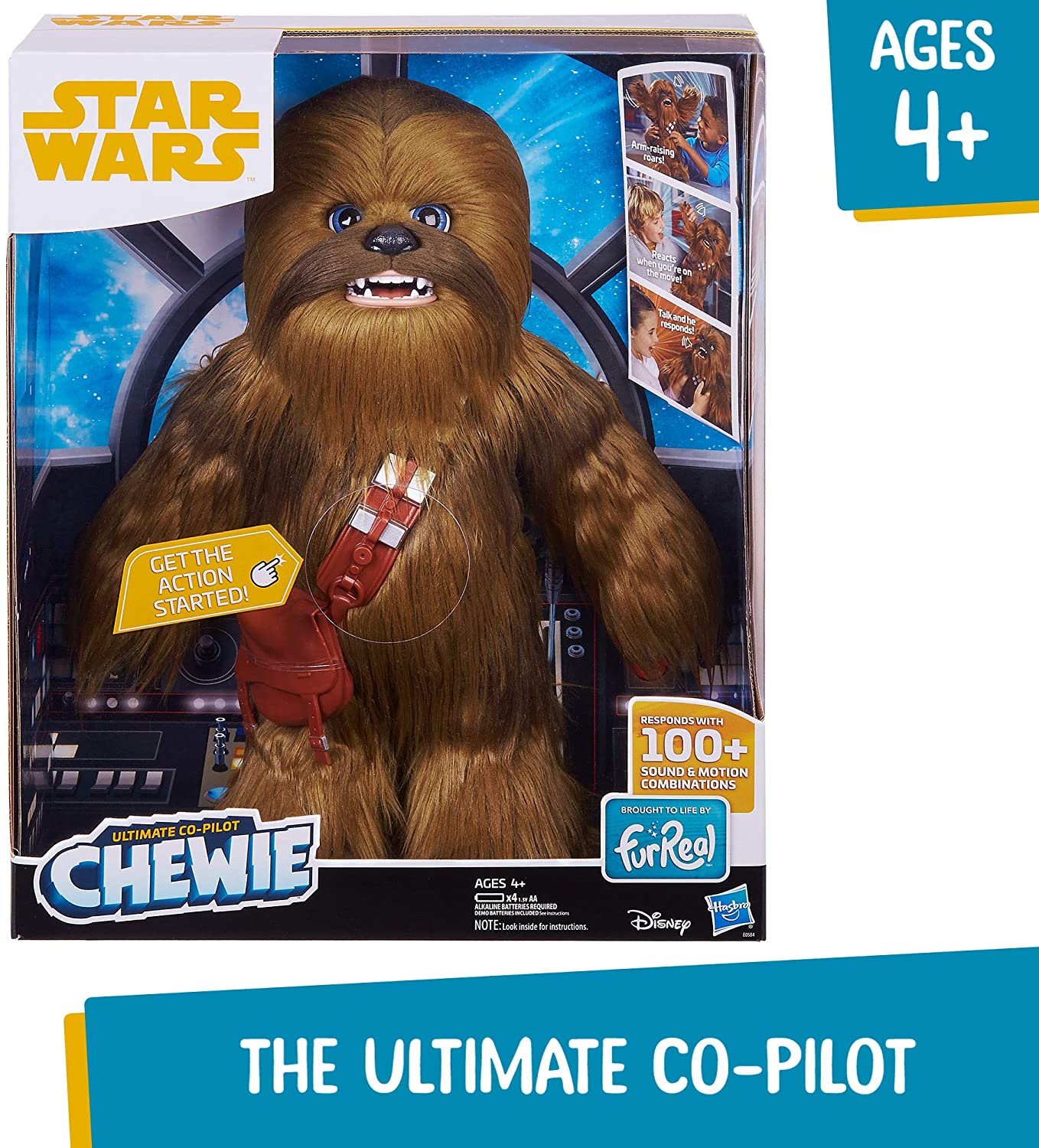 Foto 3 pulgar | Star Wars Chewie Interactivo Hasbro