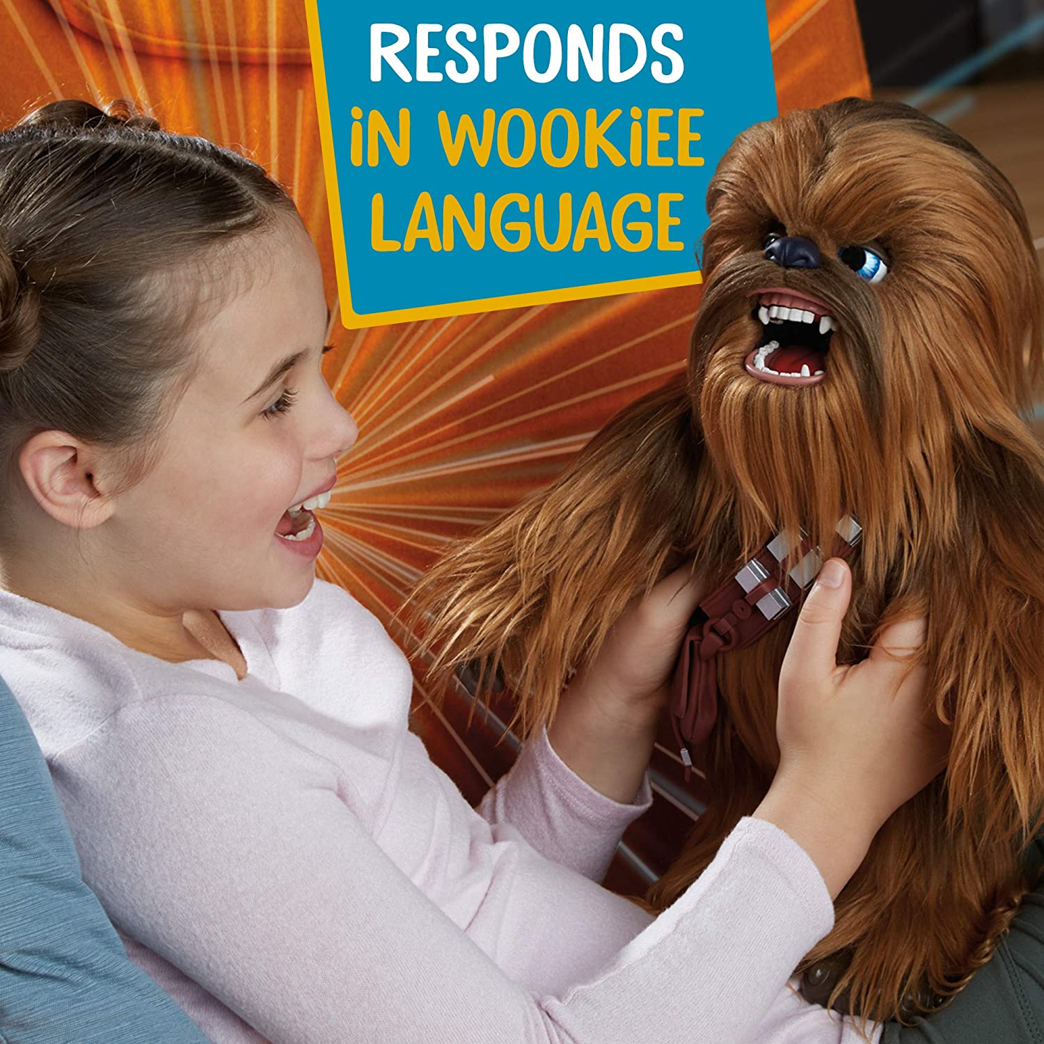 Foto 4 pulgar | Star Wars Chewie Interactivo Hasbro