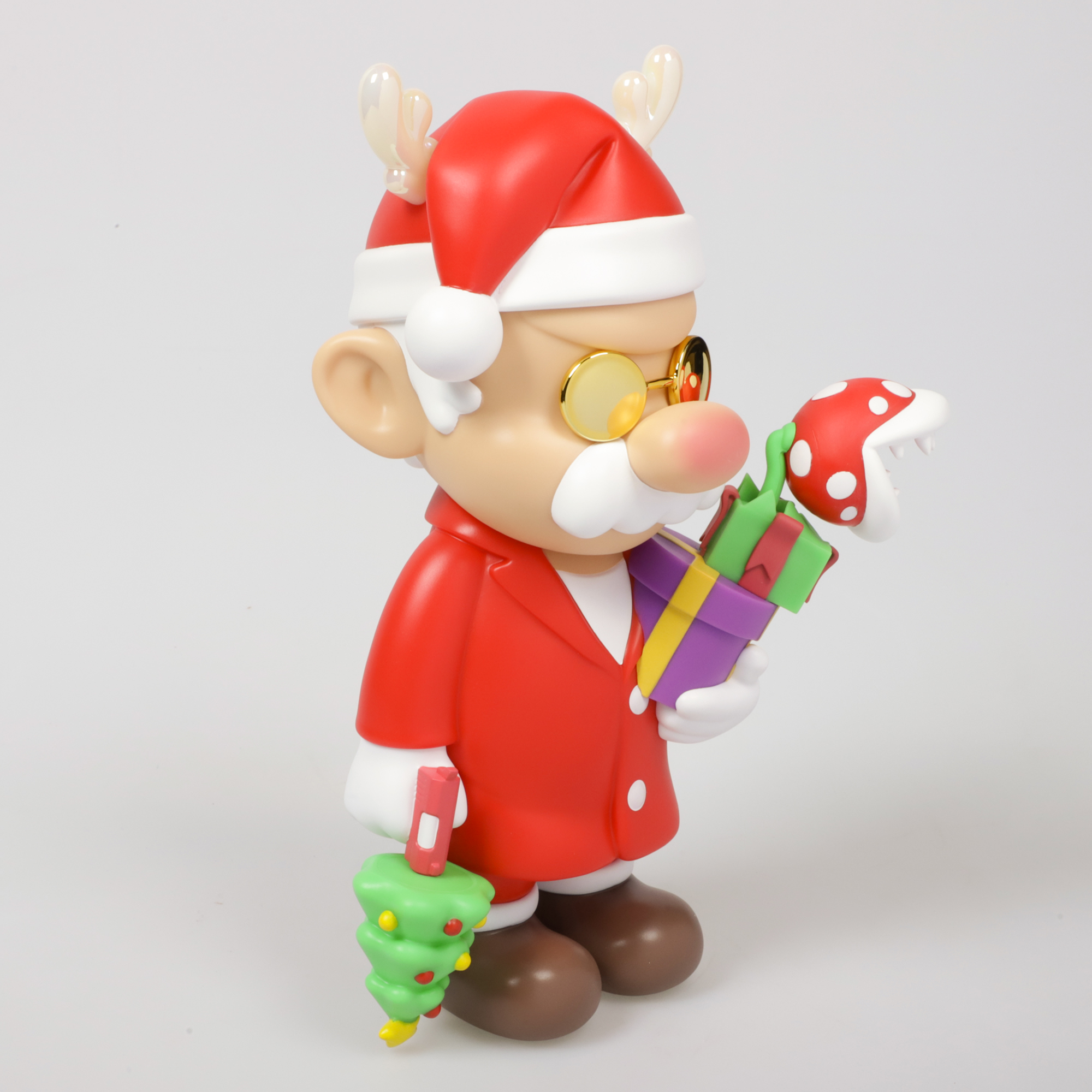 Foto 4 pulgar | Figura Coleccionable Mario Super Professional Navidad