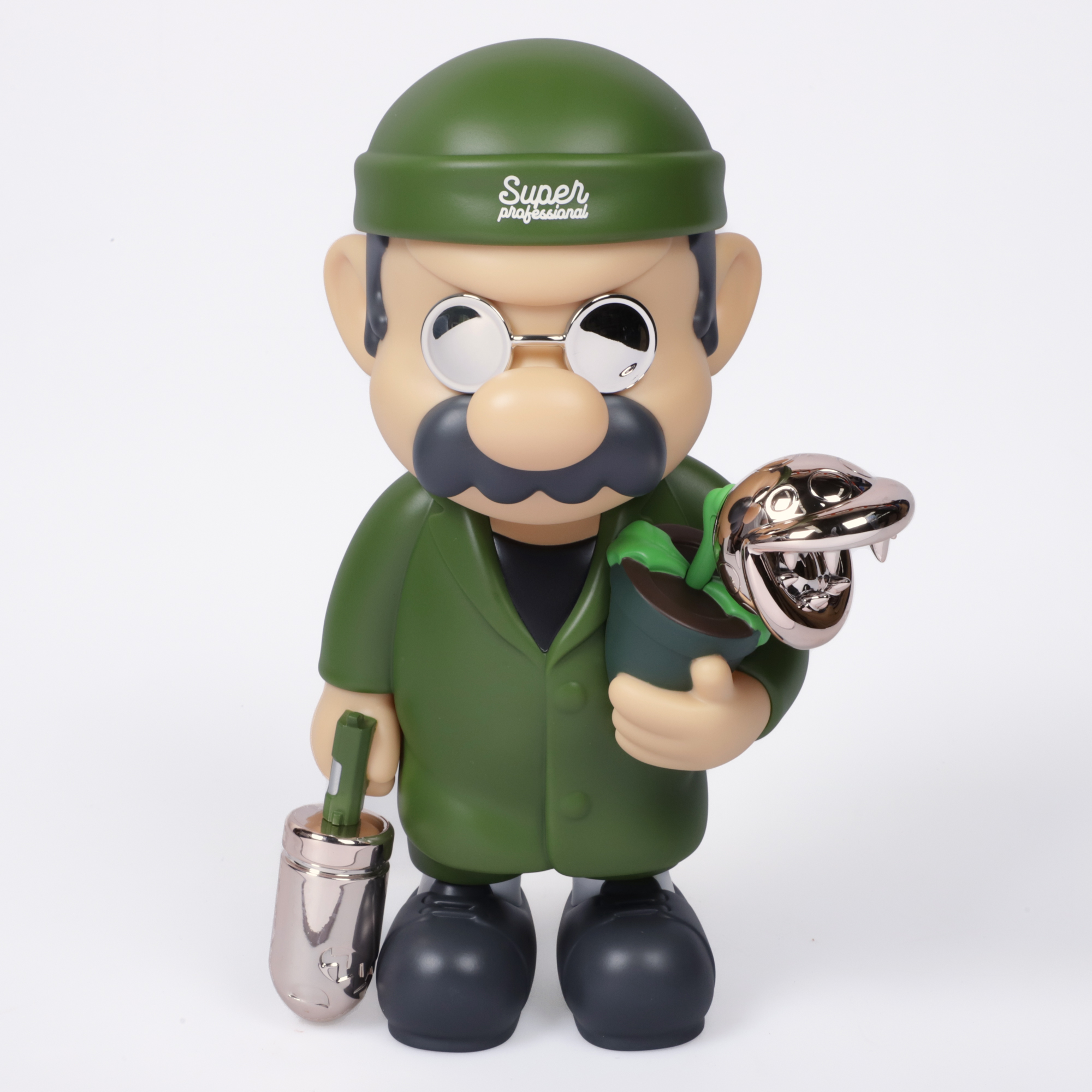 Foto 2 pulgar | Figura Coleccionable Mario Super Professional Olive Martini