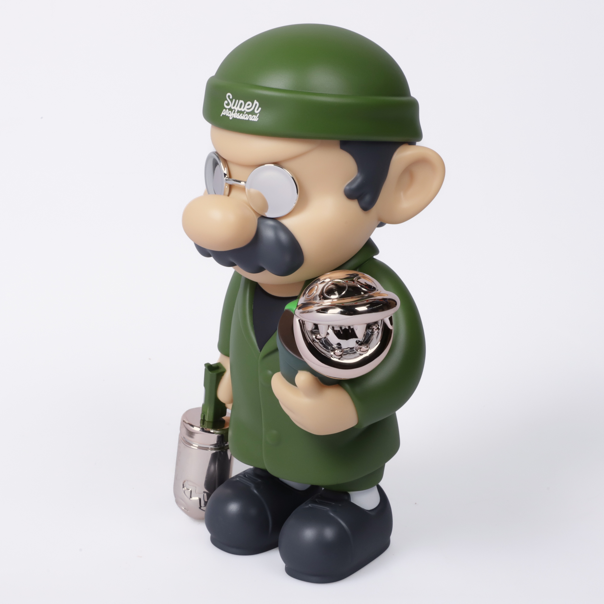 Foto 3 pulgar | Figura Coleccionable Mario Super Professional Olive Martini