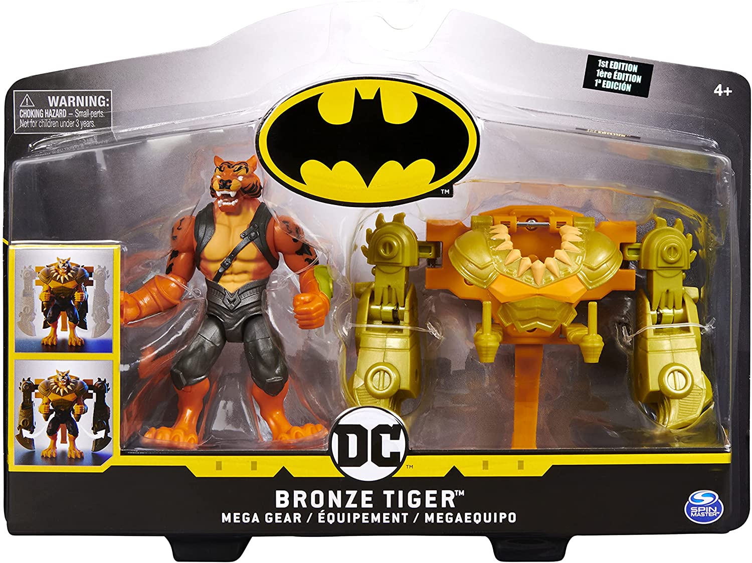 Batman, Mega Equipo Bronze Y Figura Tigre