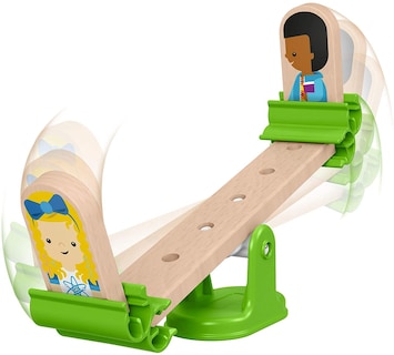 Foto 6 | Fisher-price Wonder Makers Slide & Ride Schoolyard – Juego De Construcción Y Pista De Madera Para Niños De 3 Años Y