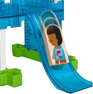 Foto 7 | Fisher-price Wonder Makers Slide & Ride Schoolyard – Juego De Construcción Y Pista De Madera Para Niños De 3 Años Y