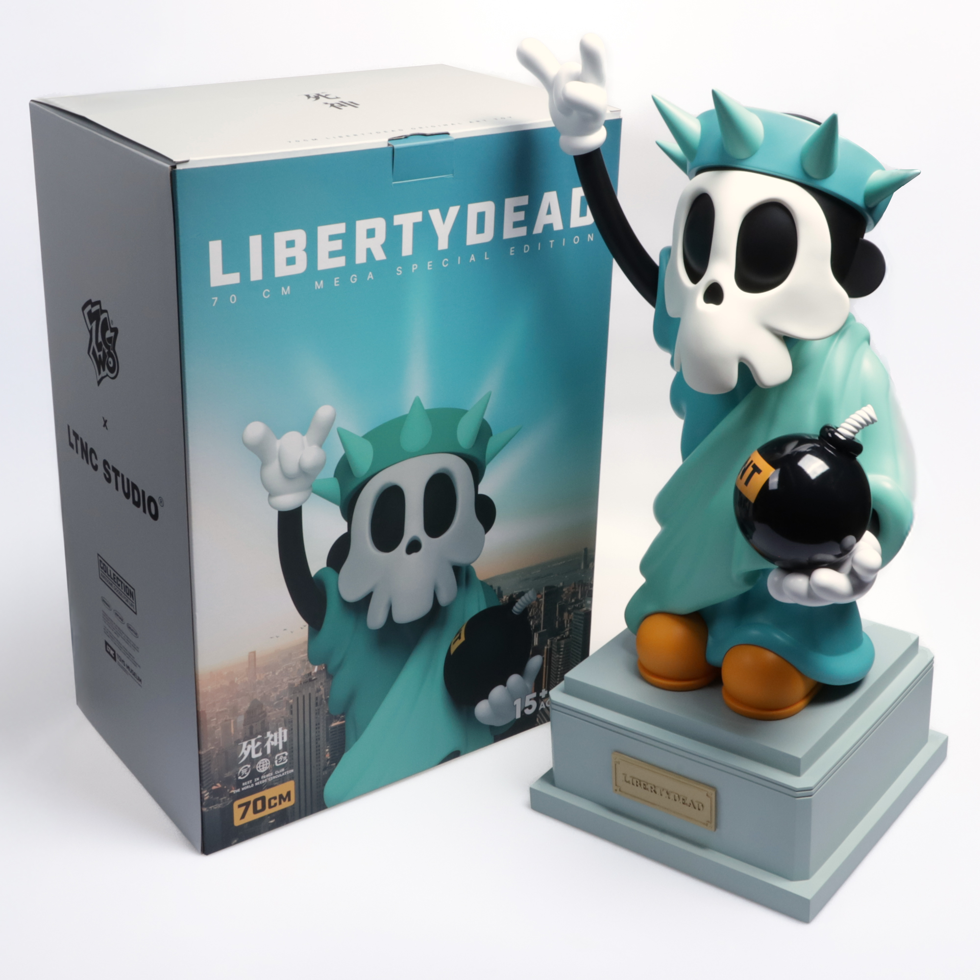 Figura Coleccionable Estatua Liberty Dead 70 Cm