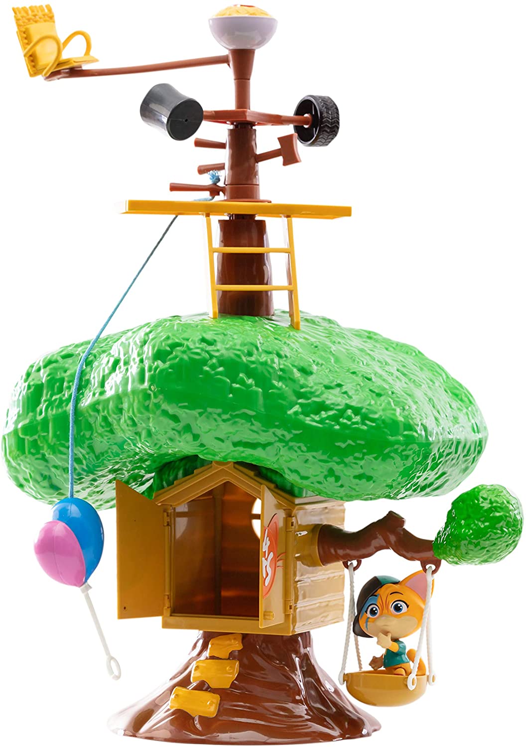 Foto 3 pulgar | Set Casa Del Árbol Bandai 44 Cats Toy Plus
