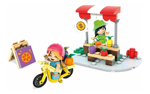 Foto 3 | Mega Construx Carrito De Frutas