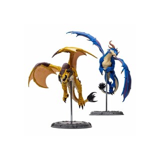 Foto 3 | Mcfarlane Estatua: World Of Warcraft - Set Bronze Proto Drake Y Blue Highland 2 Pack