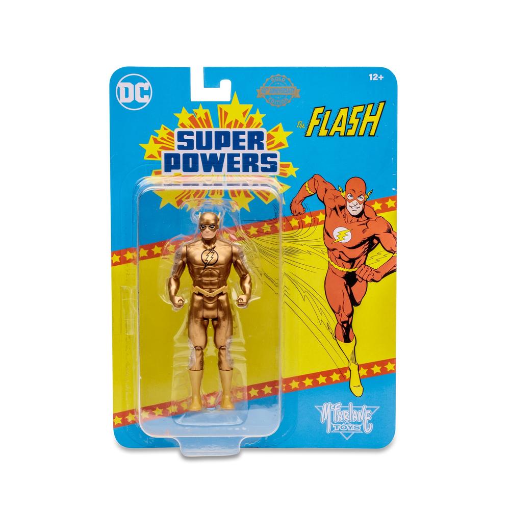 Foto 3 pulgar | Dc Direct Super Powers Figura De Accion: Dc Comics The Flash - Flash Gold Variant 4.5 Pulgadas