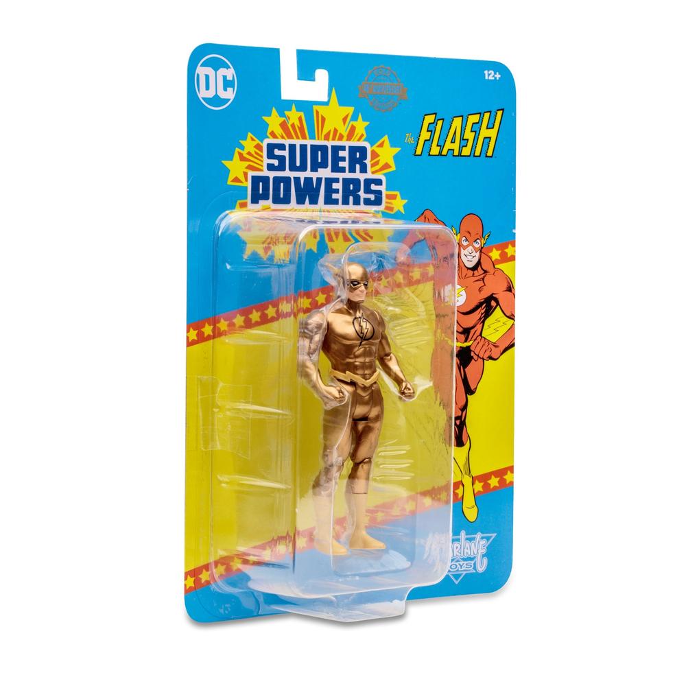 Foto 8 pulgar | Dc Direct Super Powers Figura De Accion: Dc Comics The Flash - Flash Gold Variant 4.5 Pulgadas