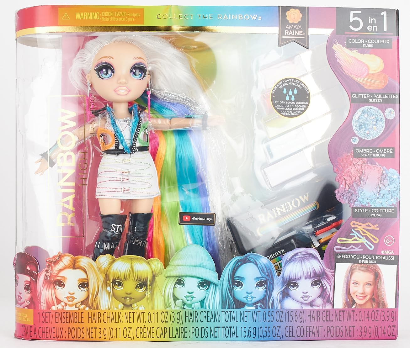 Foto 5 | Rainbow High Muñeca Amaya Raine Studio 5 En 1