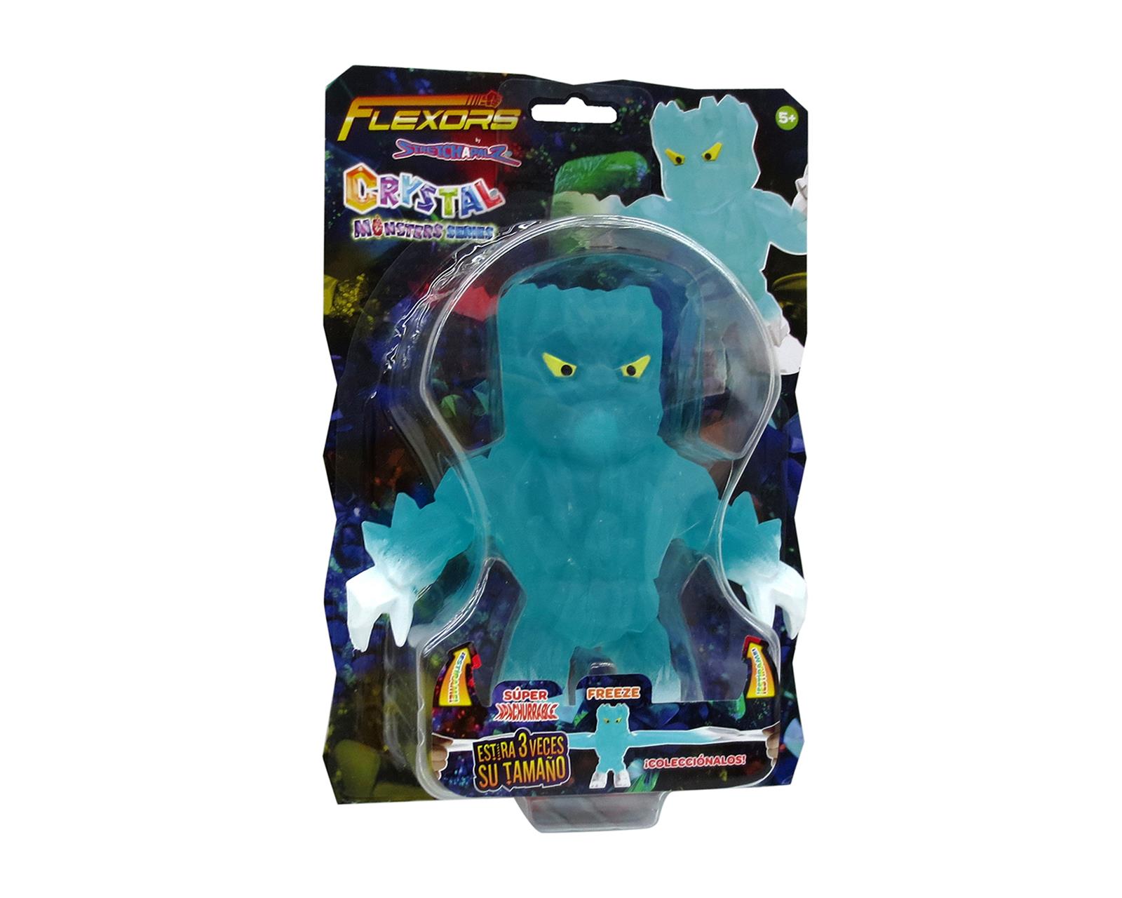 Foto 4 pulgar | Muñeco de Acción Ruz Flexible y Moldeable Flexors Series Cristal Monsters 15 cm de Altura