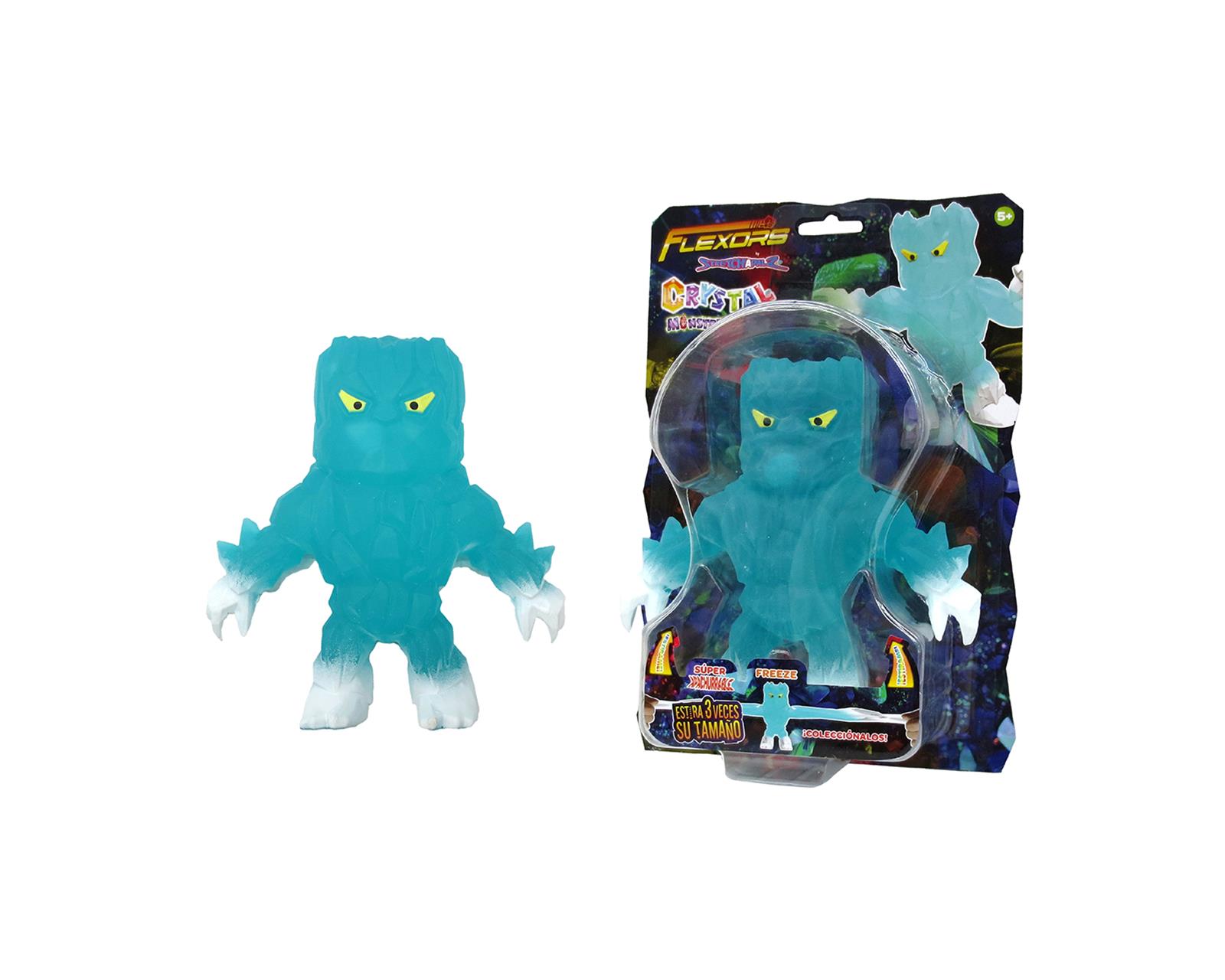 Foto 5 pulgar | Muñeco de Acción Ruz Flexible y Moldeable Flexors Series Cristal Monsters 15 cm de Altura
