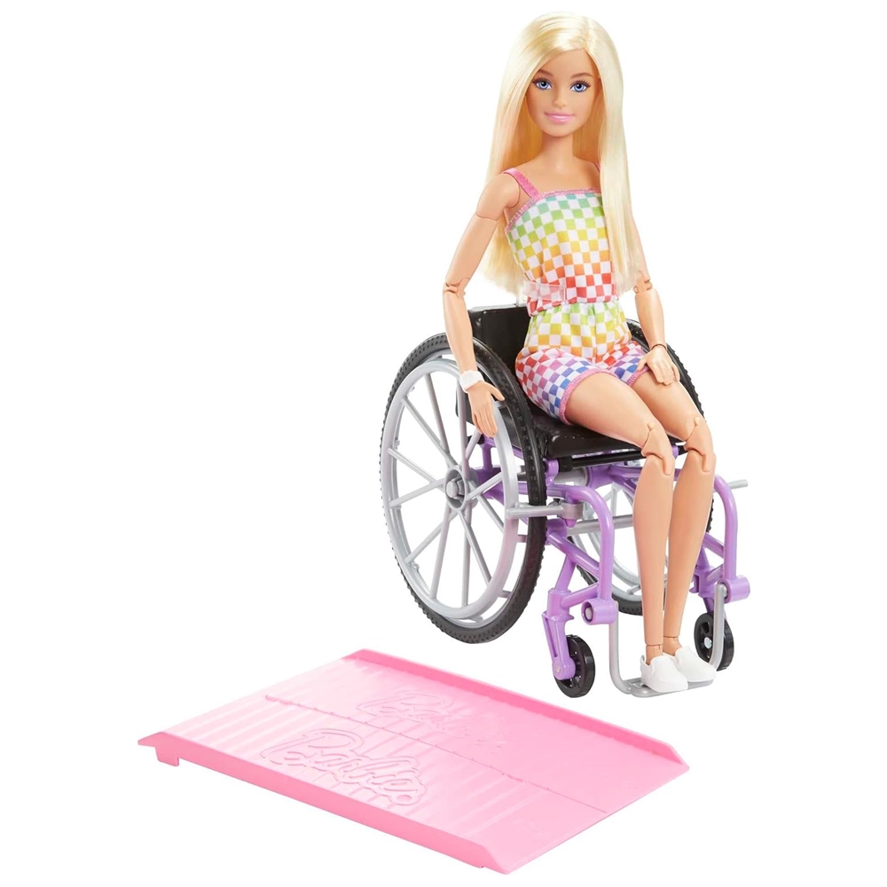 Foto 2 | Barbie Fashionista Muñeca Silla De Ruedas Hjt13 Mattel