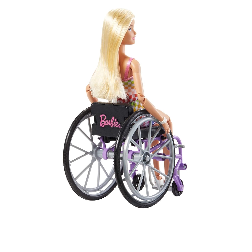 Foto 4 pulgar | Barbie Fashionista Muñeca Silla De Ruedas Hjt13 Mattel