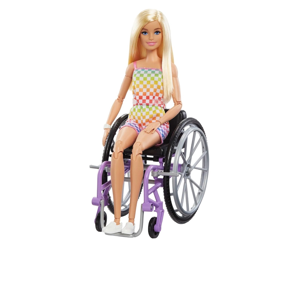 Foto 5 pulgar | Barbie Fashionista Muñeca Silla De Ruedas Hjt13 Mattel