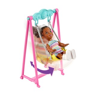 Foto 7 | Barbie Skipper Parque De Juegos Mattel Hhb67